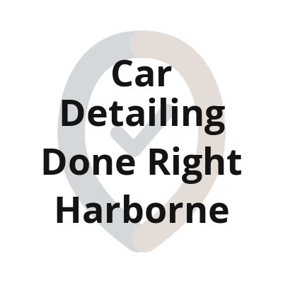 1 car detailing done right harborne textlogo 1