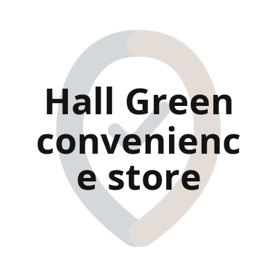 1 hall green convenience store textlogo 1