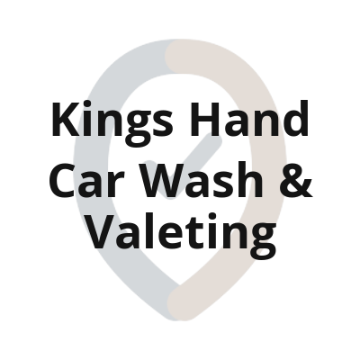 1 kings hand car wash valeting textlogo 1