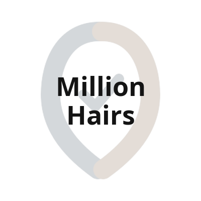 1 million hairs textlogo 1