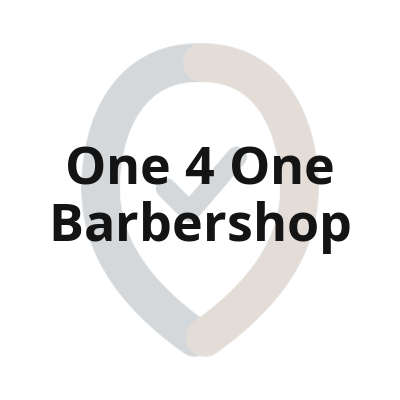 1 one 4 one barbershop textlogo 1