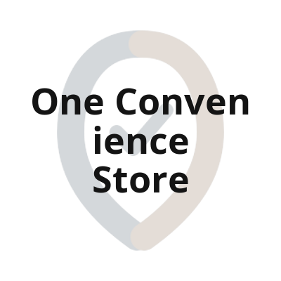 1 one convenience store textlogo 1