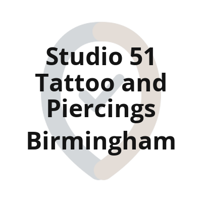 1 studio 51 tattoo and piercings birmingham textlogo 1