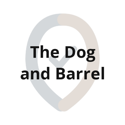 1 the dog and barrel textlogo 1