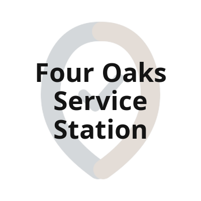 15 four oaks service station textlogo 1