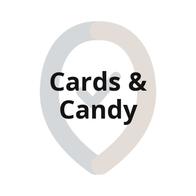 2 cards candy textlogo 1