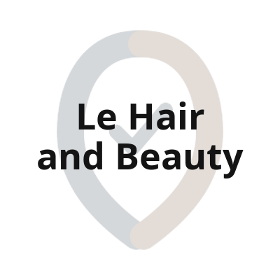 2 le hair and beauty textlogo 1