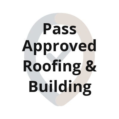 2 pass approved roofing building textlogo 1
