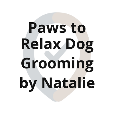 2 paws to relax dog grooming by natalie textlogo 1