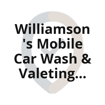 2 williamsons mobile car wash valeting services textlogo 1