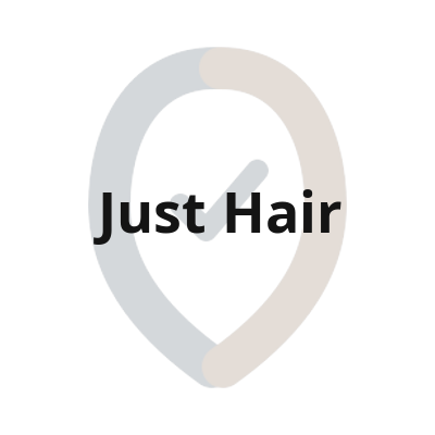 3 just hair textlogo 1