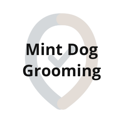3 mint dog grooming textlogo 1